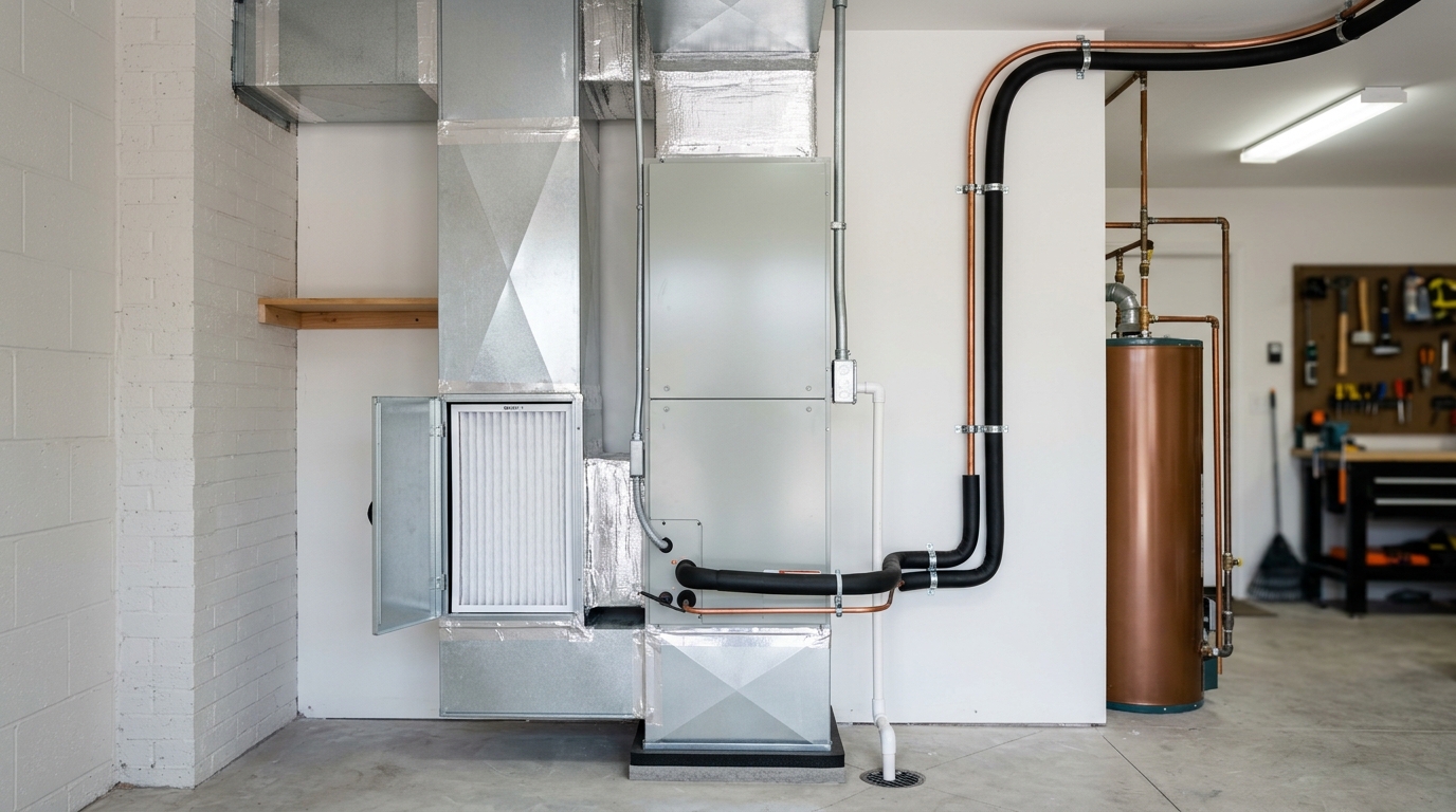 Clean residential indoor air handling system in a Brevard County home